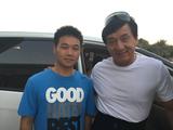 Jackie Chan with our Master